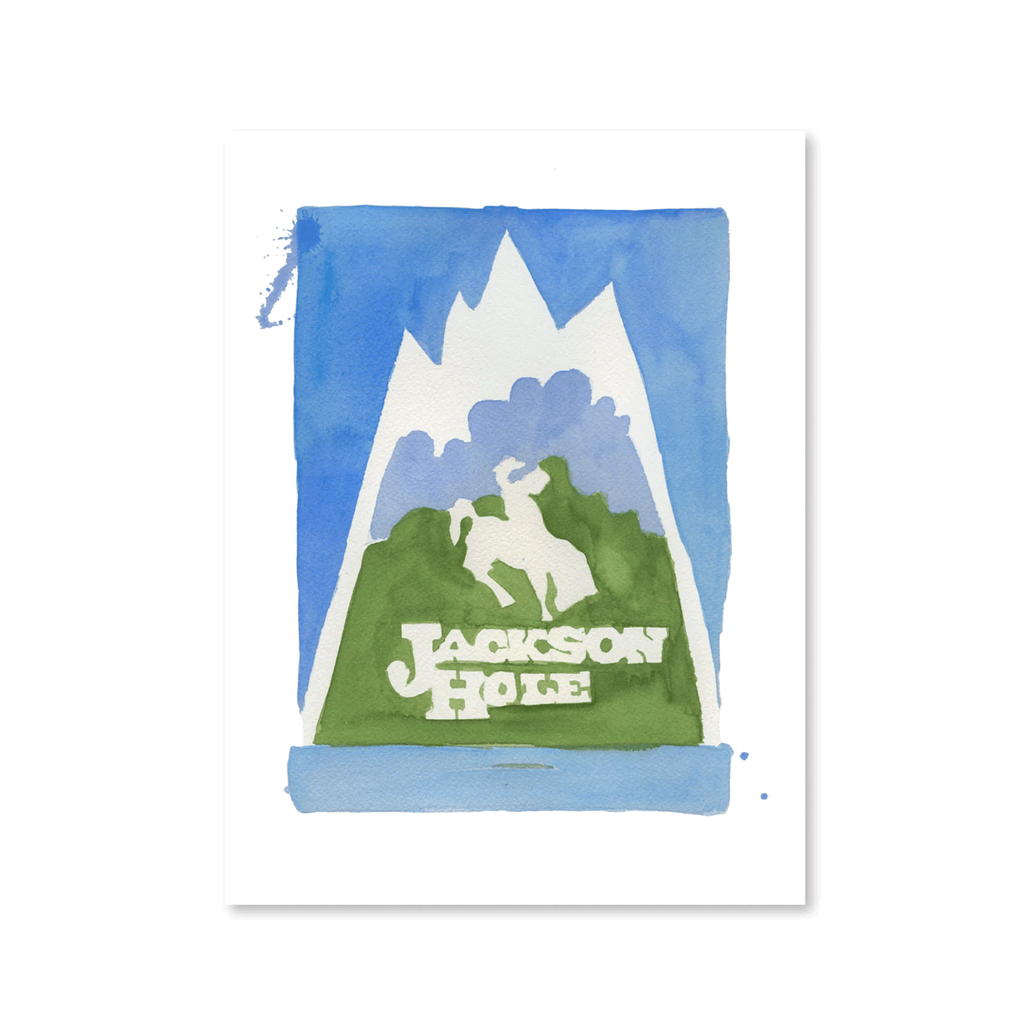 Jaskson Hole Match Print