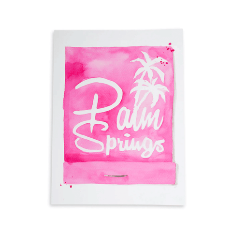 Palm Springs Match Print