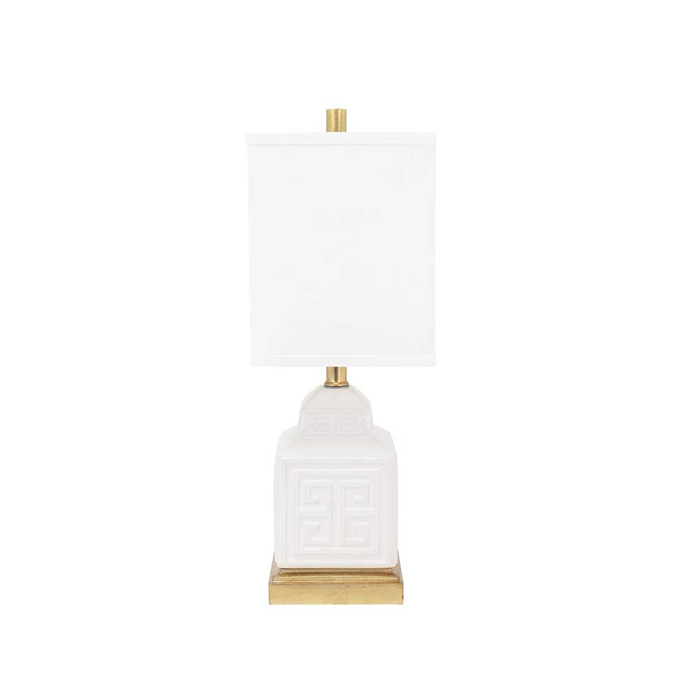 Menderes Small Table Lamp White