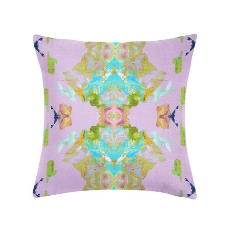 Stained Glass Lavender Pillow 22in