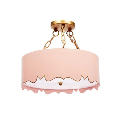 Blush Mollie Pendant With Gold Accents