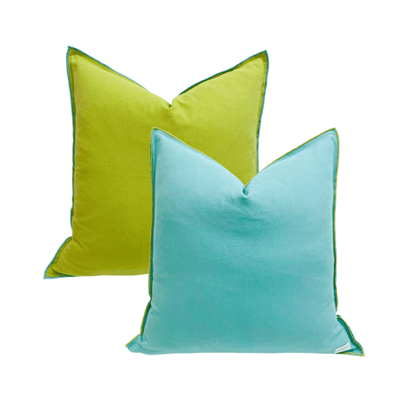 Two Toned Pillow Blue/Green