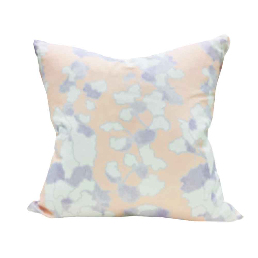 Cantaloupe and Lilac Pillow