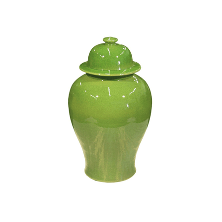 Lime Green Temple Jar